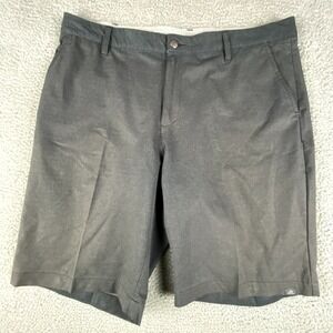 Adidas Ultimate 365 Shorts Mens 38 Gray Chino Golf Performance Elastic Preppy